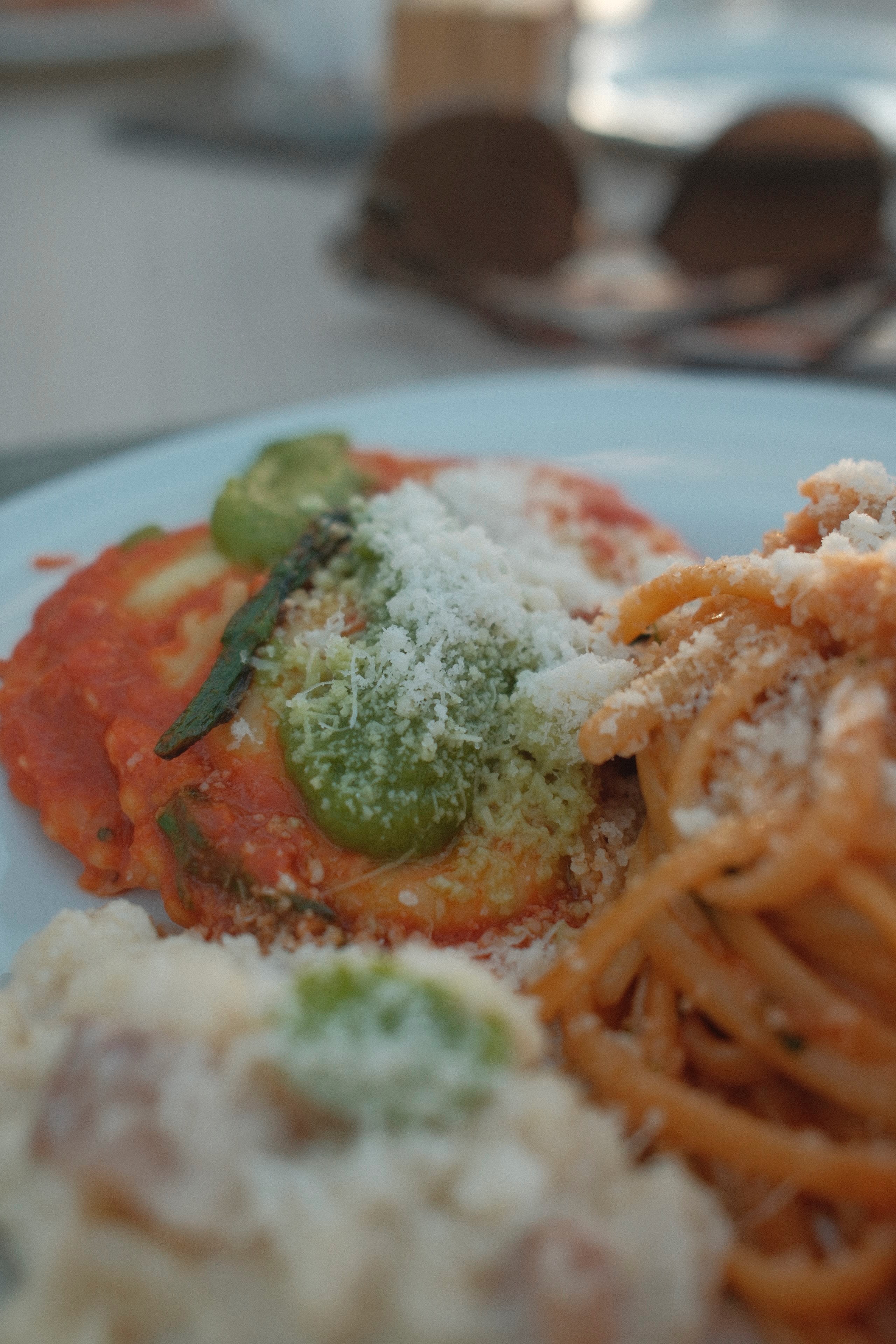 Emma-Kate’s photograph of freshly prepared pasta during the Sardinia holiday.